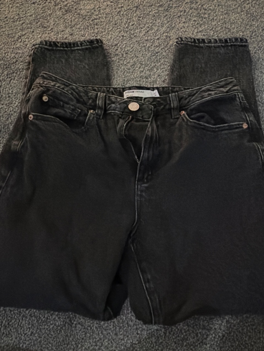Garage Black Straight-Leg Women’s Jeans